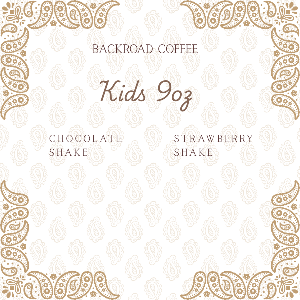 Kids Shake 9oz